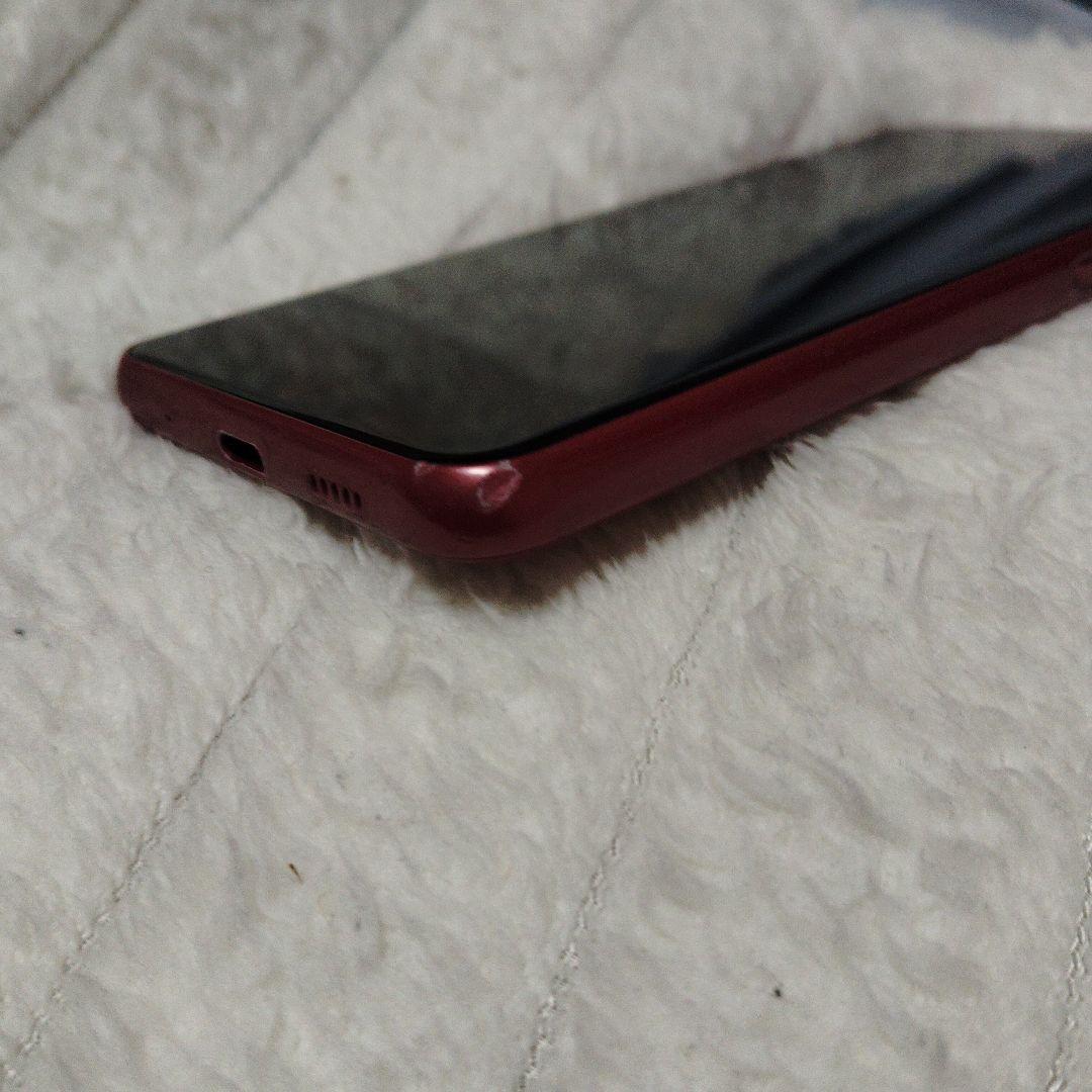 docomo Galaxy レッド スマートフォン本体
