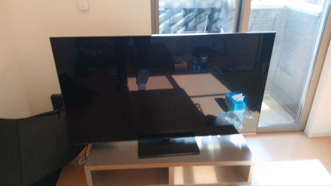 パナソニック 55V型 有機ELテレビ 4K 転倒防止スタンド