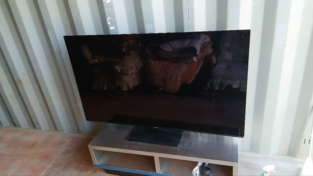 パナソニック 55V型 有機ELテレビ 4K 転倒防止スタンド