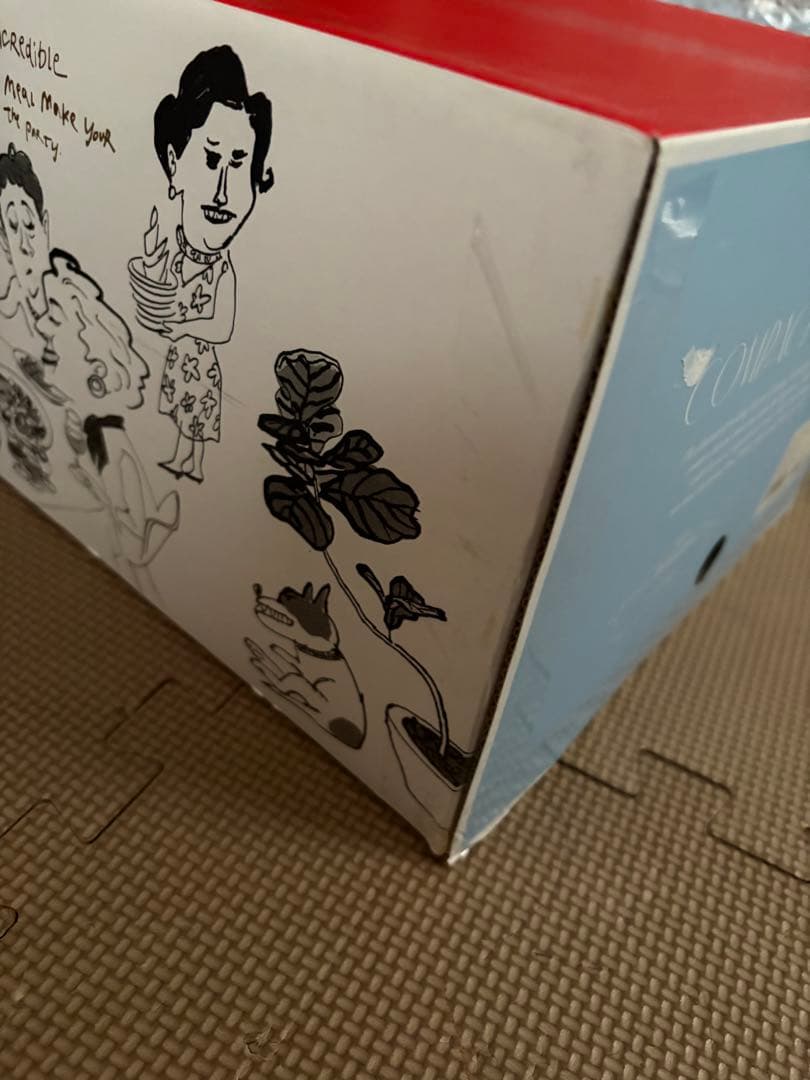 BRUNO ブルーノ コンパクトホットプレート 赤 深鍋セット