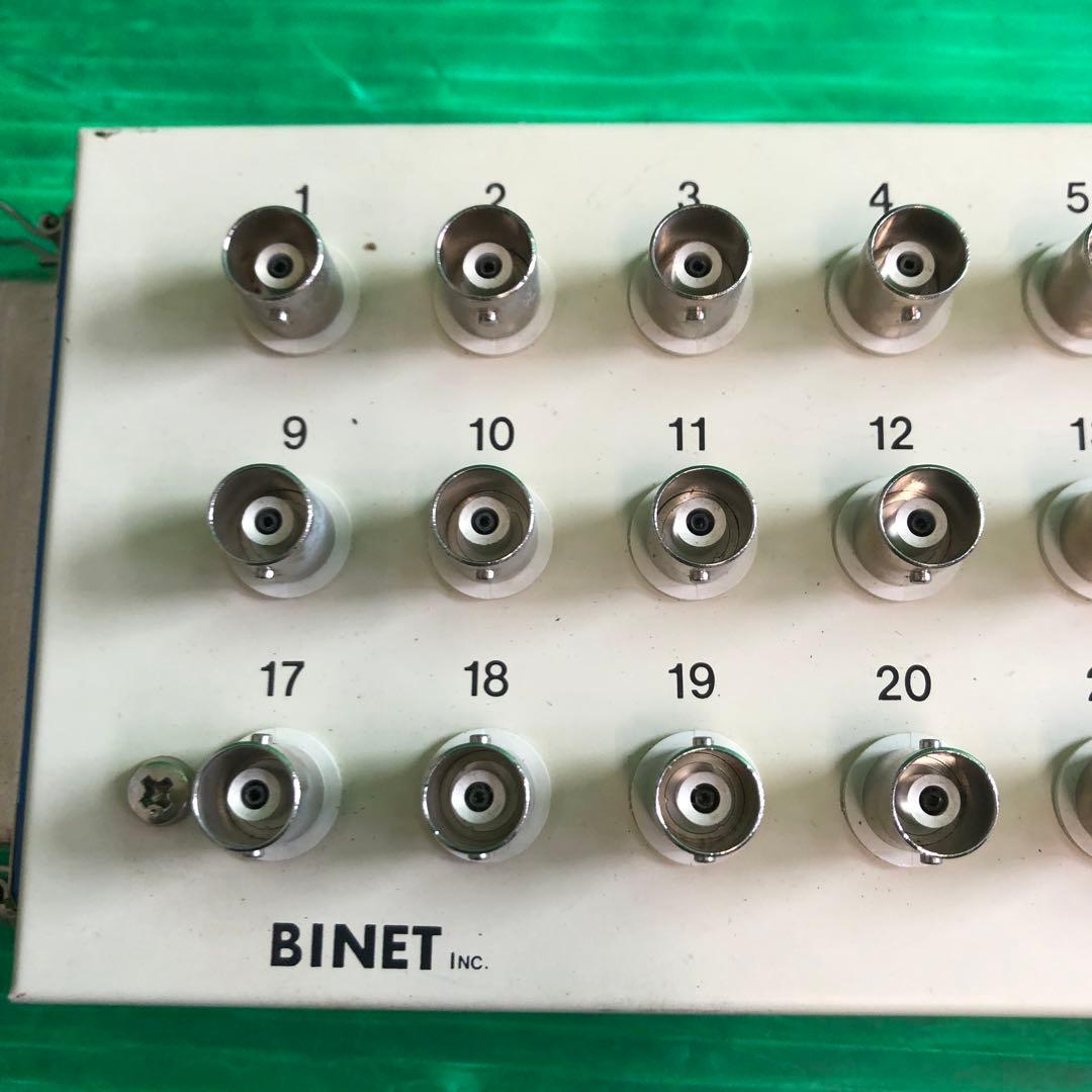 BINET DR-0681 24ポート BNCコネクタ BNC端子台 現状渡し