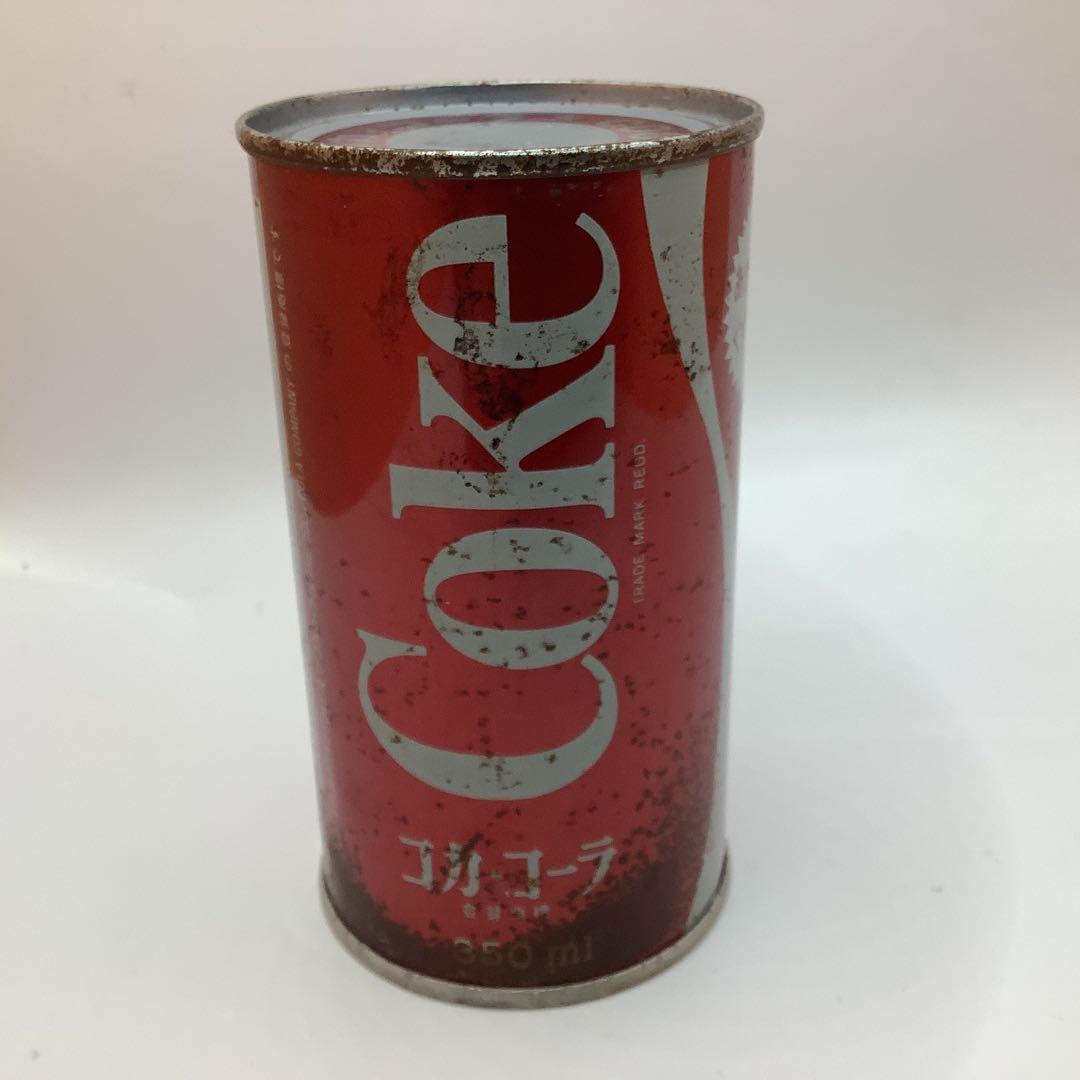 希少 昭和レトロ Coca Cola コカ・コーラ 空き缶 空缶 ヴィンテージ
