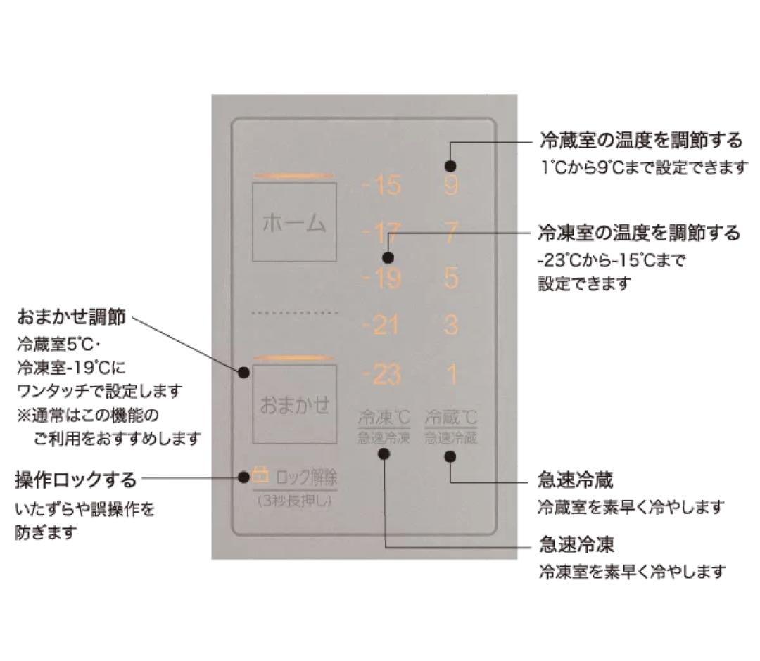 AQUA 冷蔵庫 AQR‑SBS48K2 475L 2023年製 【美品】