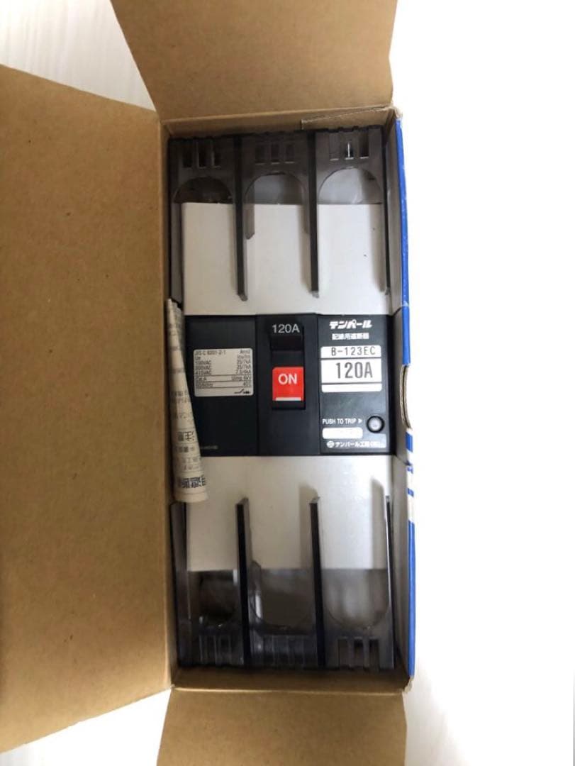 テンパール工業 ブレーカ　経済タイプ配線用遮断器 B123EC120