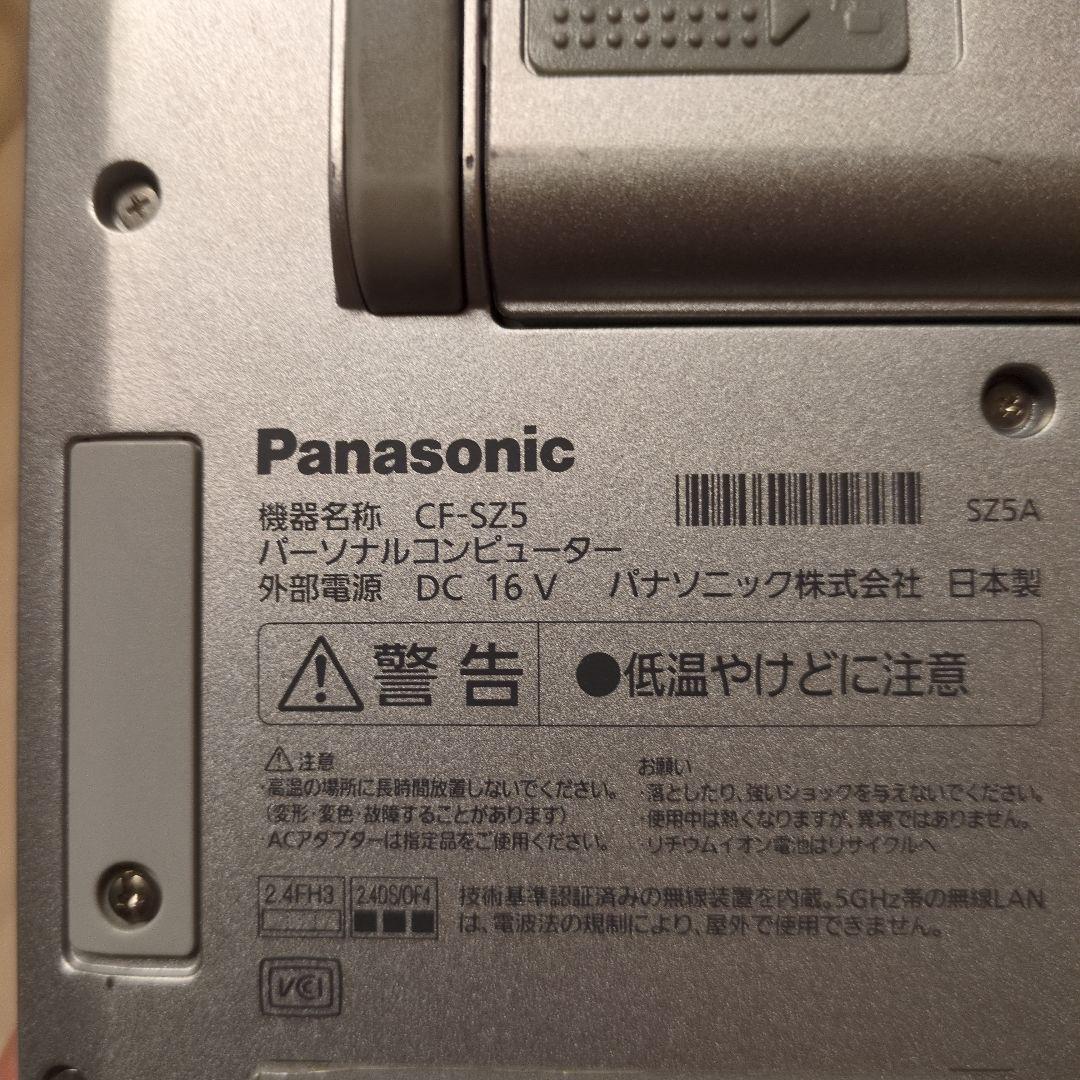 Panasonic CF-SZ5 シルバー ノートPC/DVDマルチドライブ