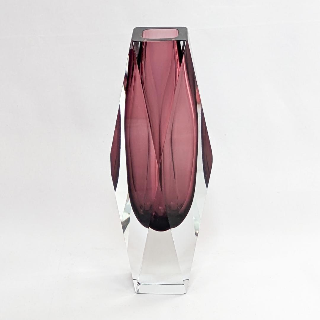 工芸品 Murano Glass Vase (Purple)