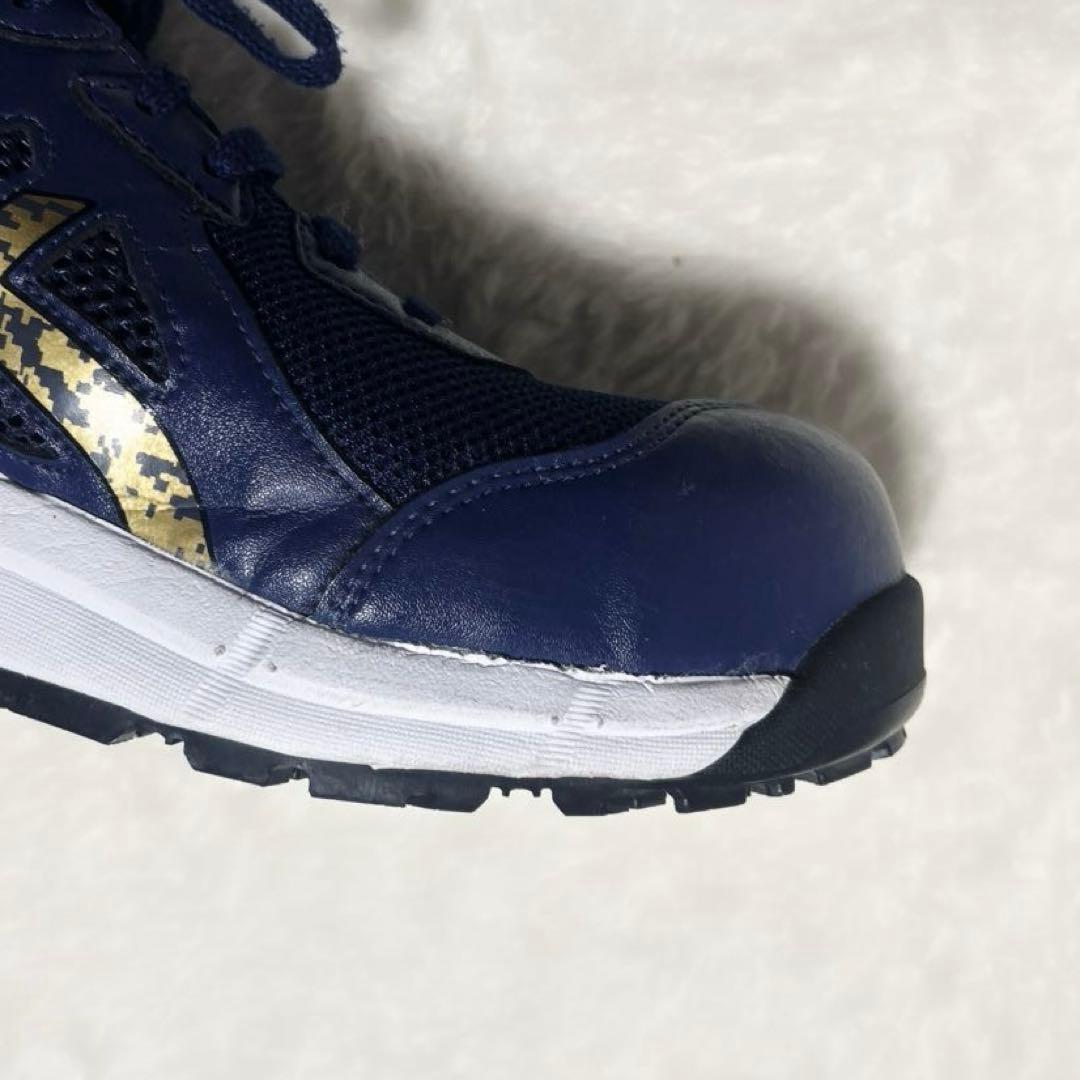 【廃盤】ASICS アシックス　安全靴　ウィンジョブCP106 青　27cm