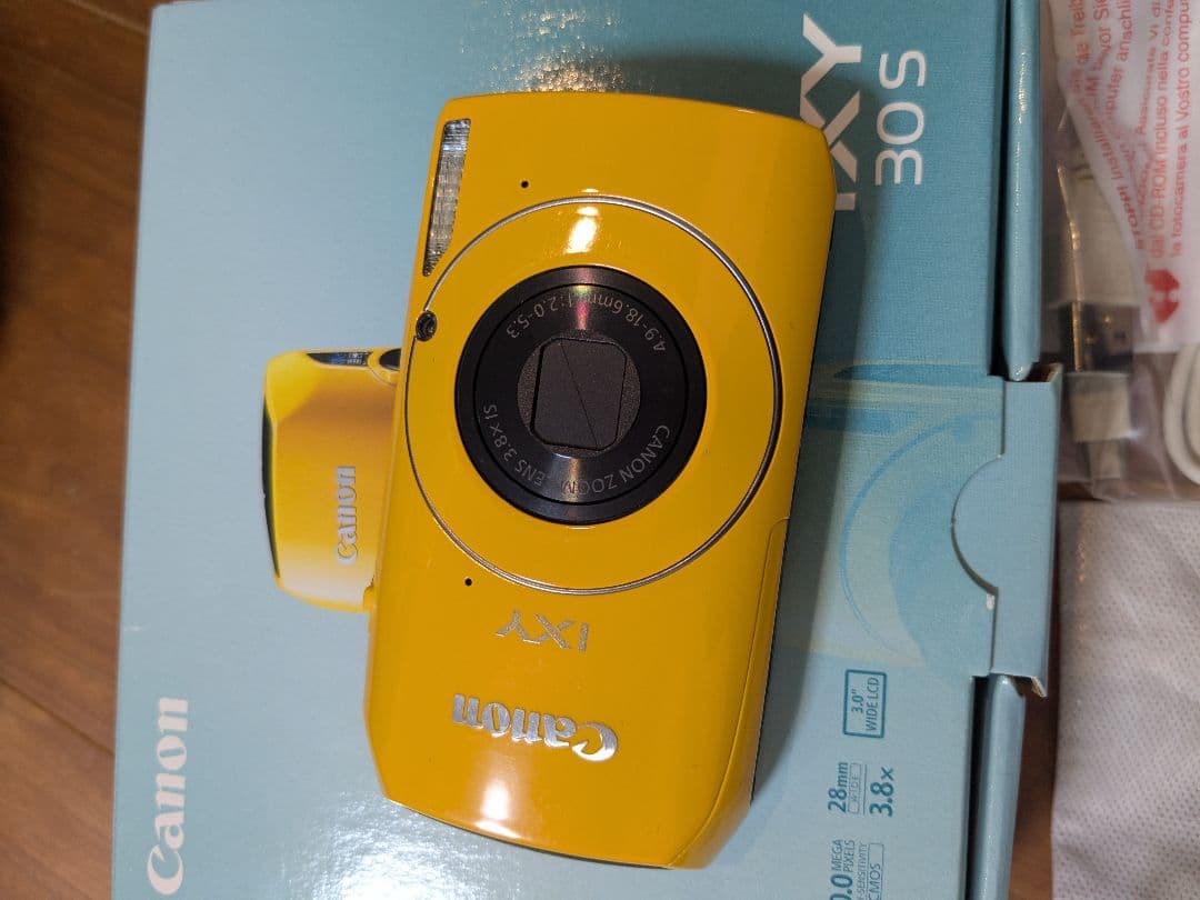 CANON IXY 30S PC1473 イエロー キヤノン　イクシー