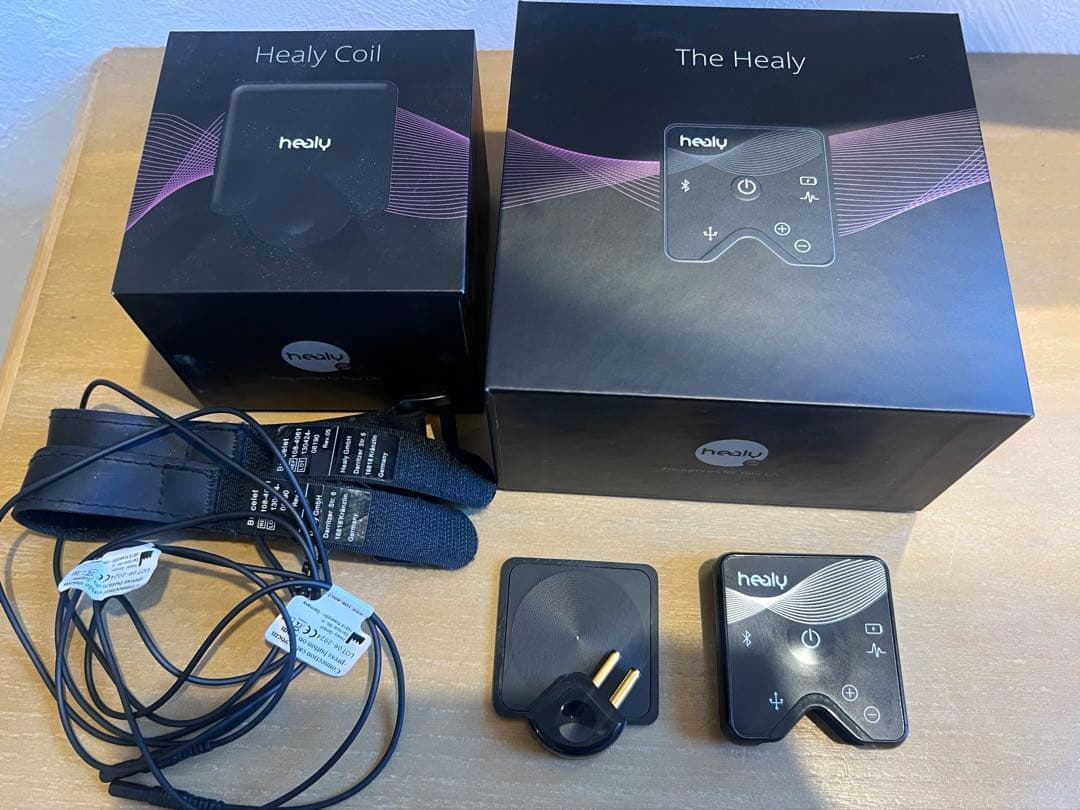 【保証期間内】ブラックヒーリー★Healy 波動調整デバイスと付属品セット