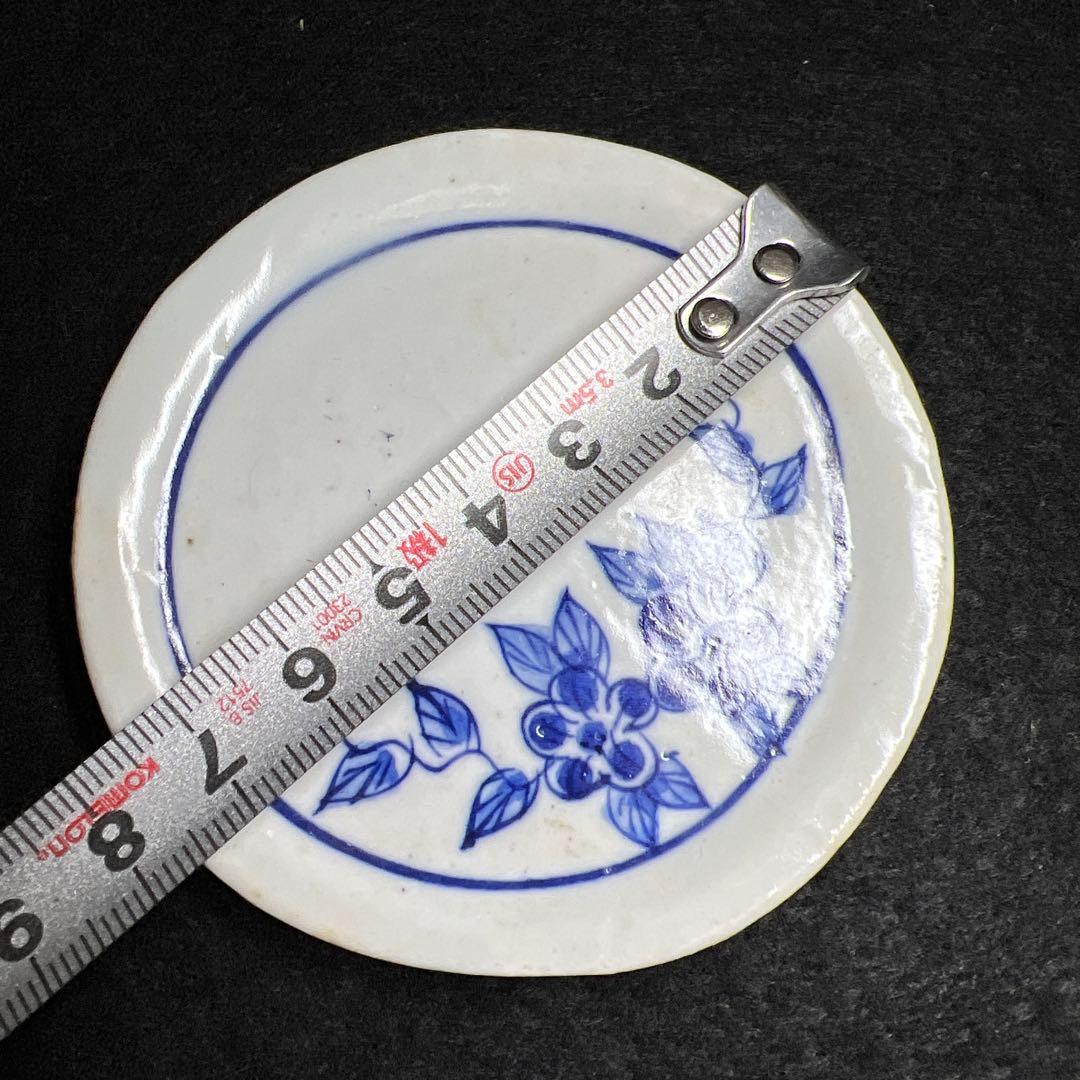 中国古窯　青花ミニチュア食器セット　東Y8-0316②