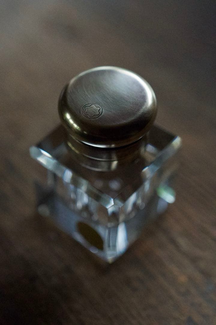 【新品未使用品】モンブラン クリスタルインクウェル
