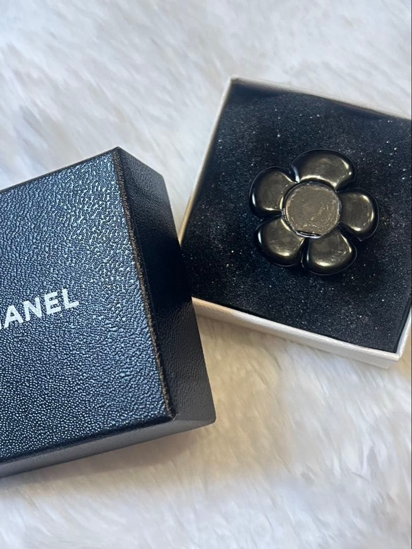 CHANEL カメリア ヴィンテージ イヤリング ジャンク品