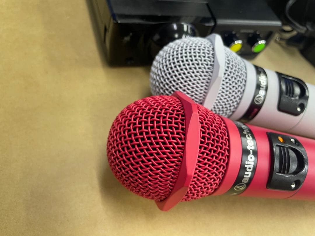 audio-technica ワイヤレスマイクセット CLM7000ピンク&白
