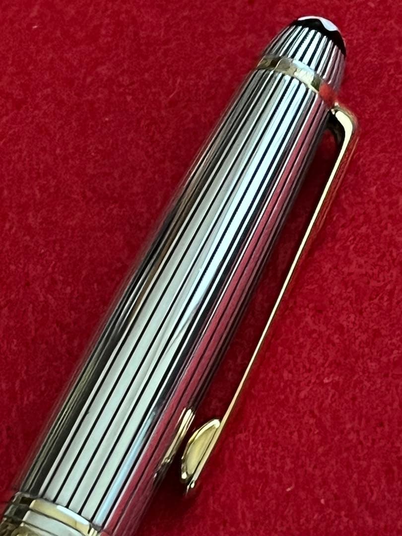 モンブランボールペン ソリテールドゥエ スターリングシルバー925ケース入‼️レア