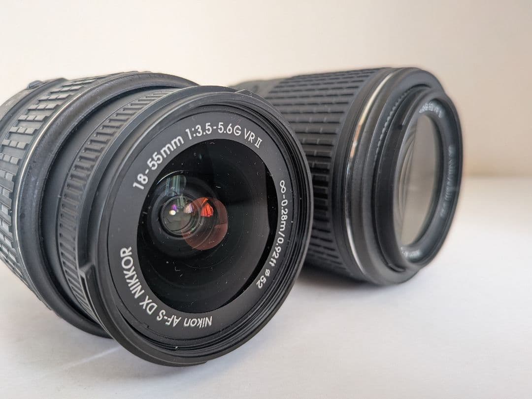 ​【ほぼ新品！ショット数わずか1183枚】 Nikon D3300 ダブルレンズ