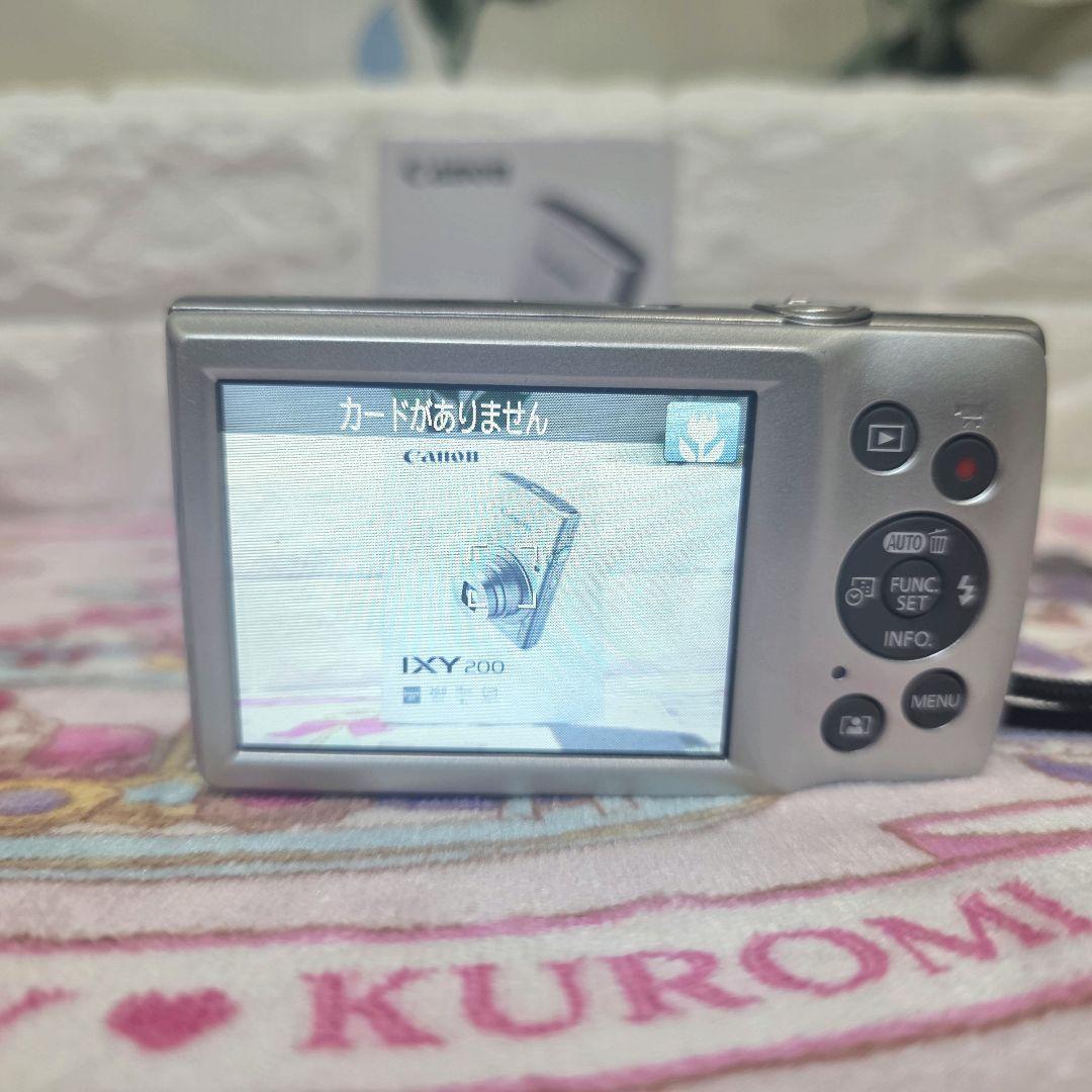 542【ほぼ未使用】Canon IXY 200 デジタルカメラ シルバー