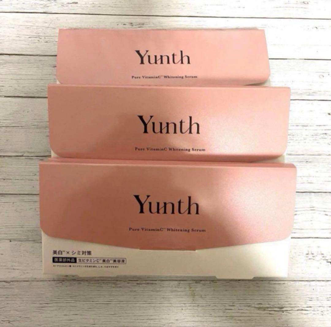Yunth Pure Vitamin C 生ビタミンC 3箱セット