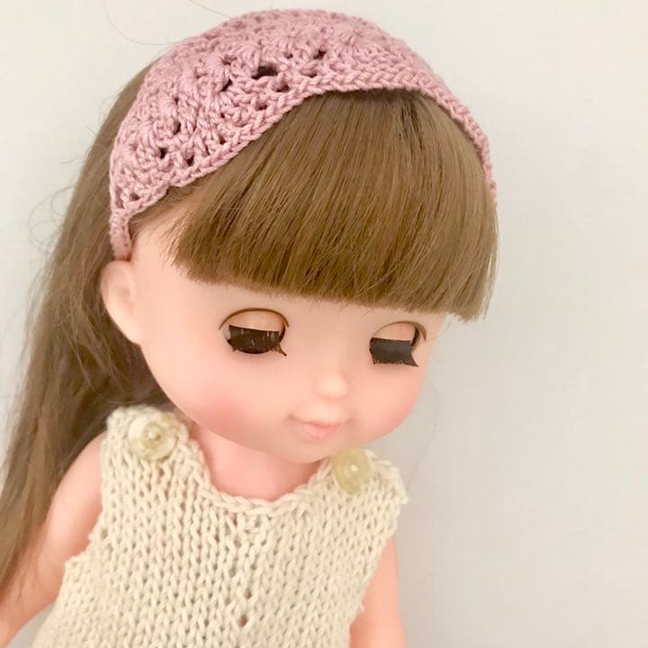 ハンドメイド  ソランちゃん ヘアカチューシャ ピンク