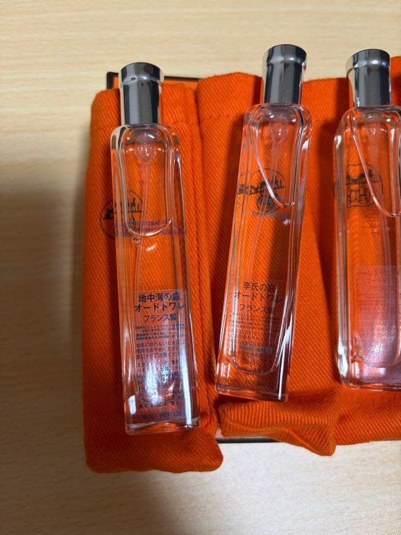 HERMES 香水 4本セット 15ml 李氏の庭 地中海の庭