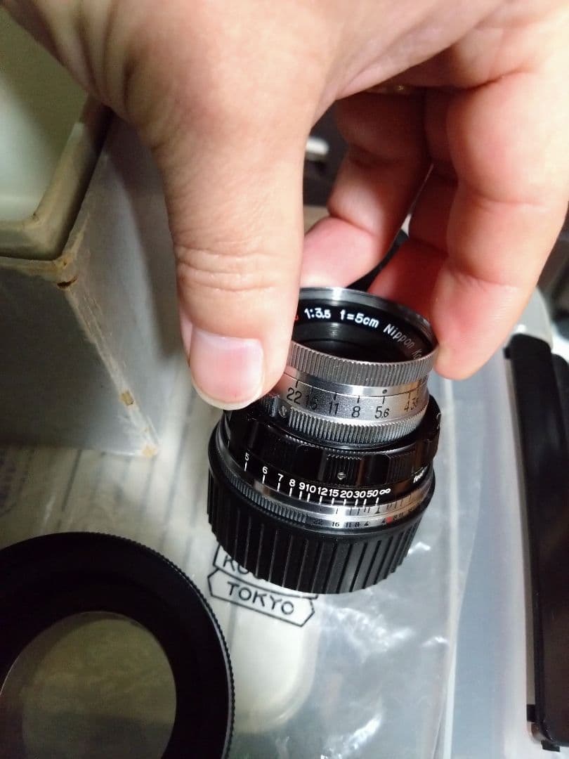 Nikon Micro nikkor 5cm f3.5 L レンズ フィルム