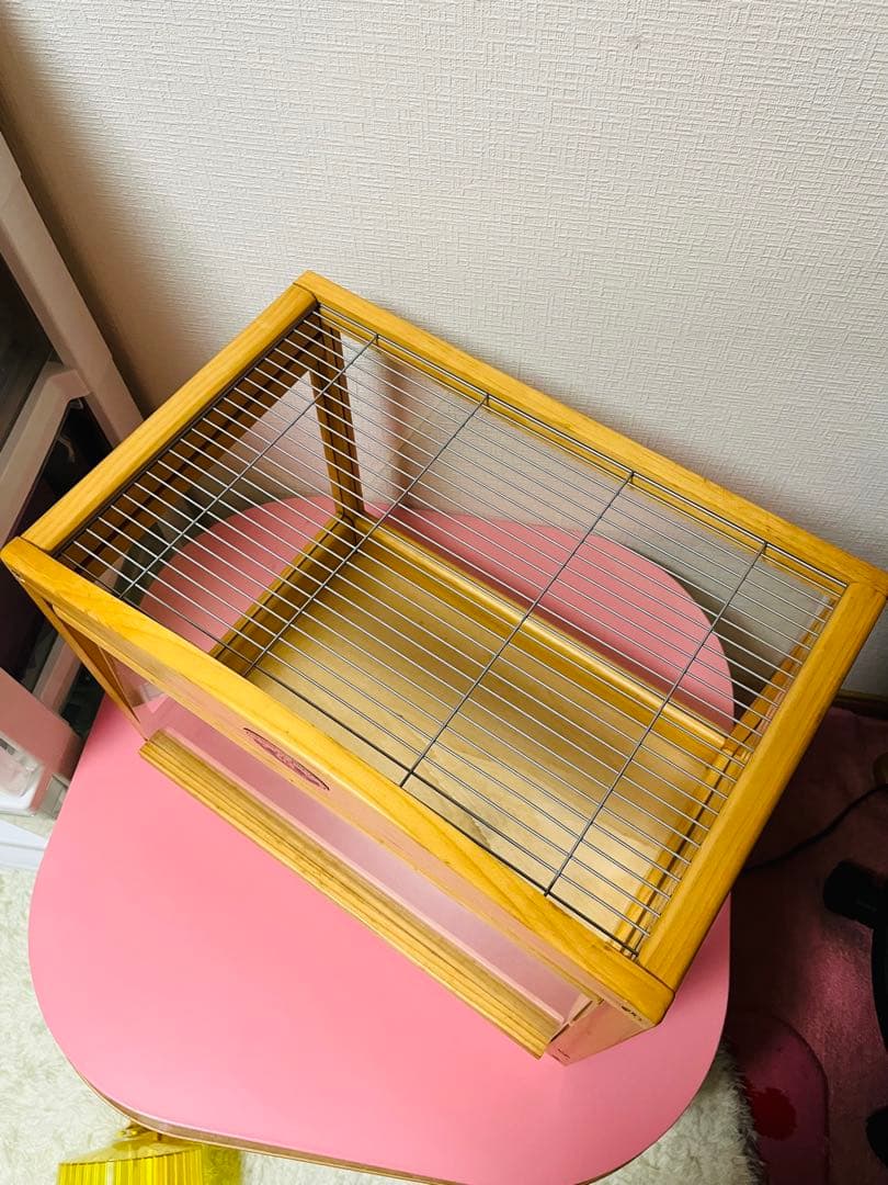 木製　ハムスターハウス　小さな動物園　飼育セット