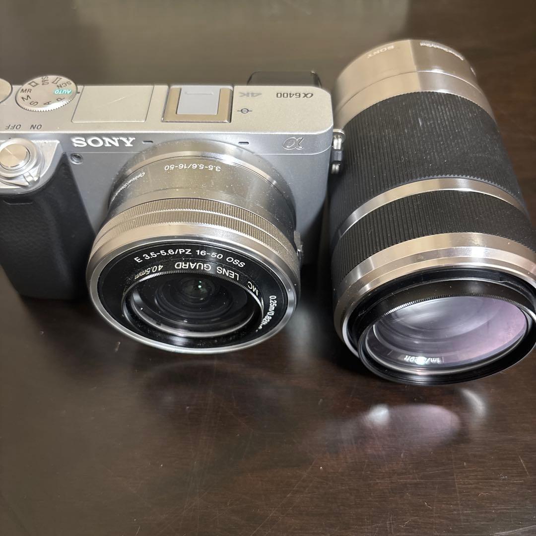 SONY α6400 ミラーレス一眼カメラ 本体とダブルズームレンズキッド