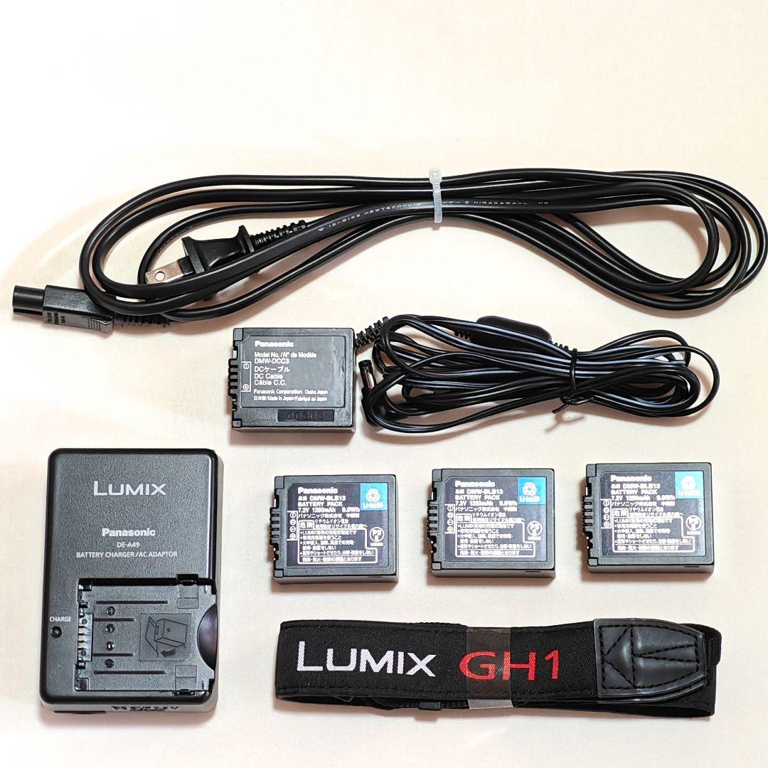 【美品】LUMIX GH1 レッド ミラーレス一眼 バッテリー4個付き♪
