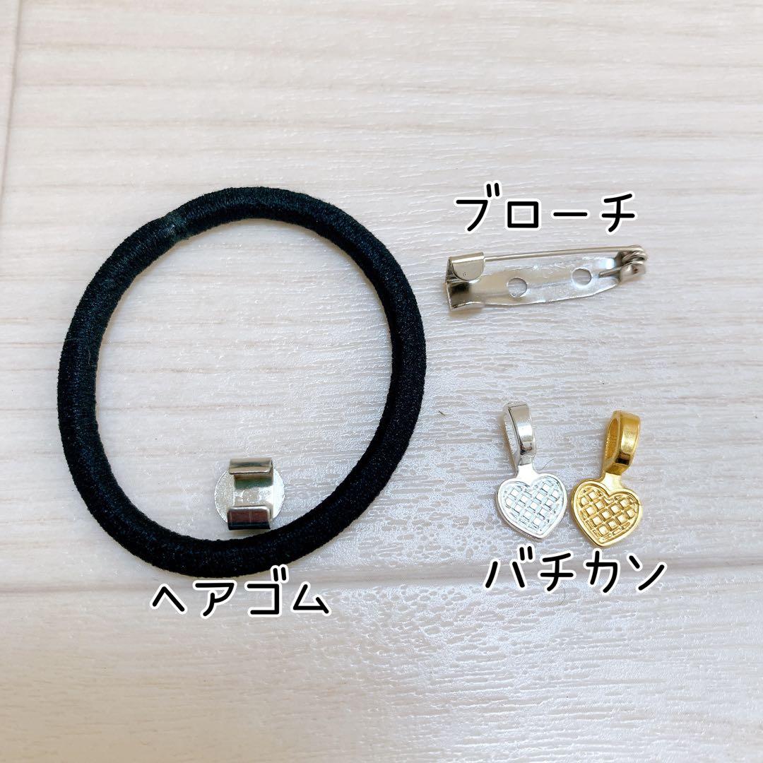 レジン ウサギ ハンドメイド ヘアゴム ブローチ ♡⃛ お花畑のうさちゃん♡⃛