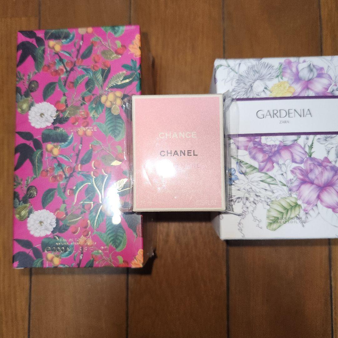 シャネル7.5ml &ZARA GARDENIA ZARA WONDERSet