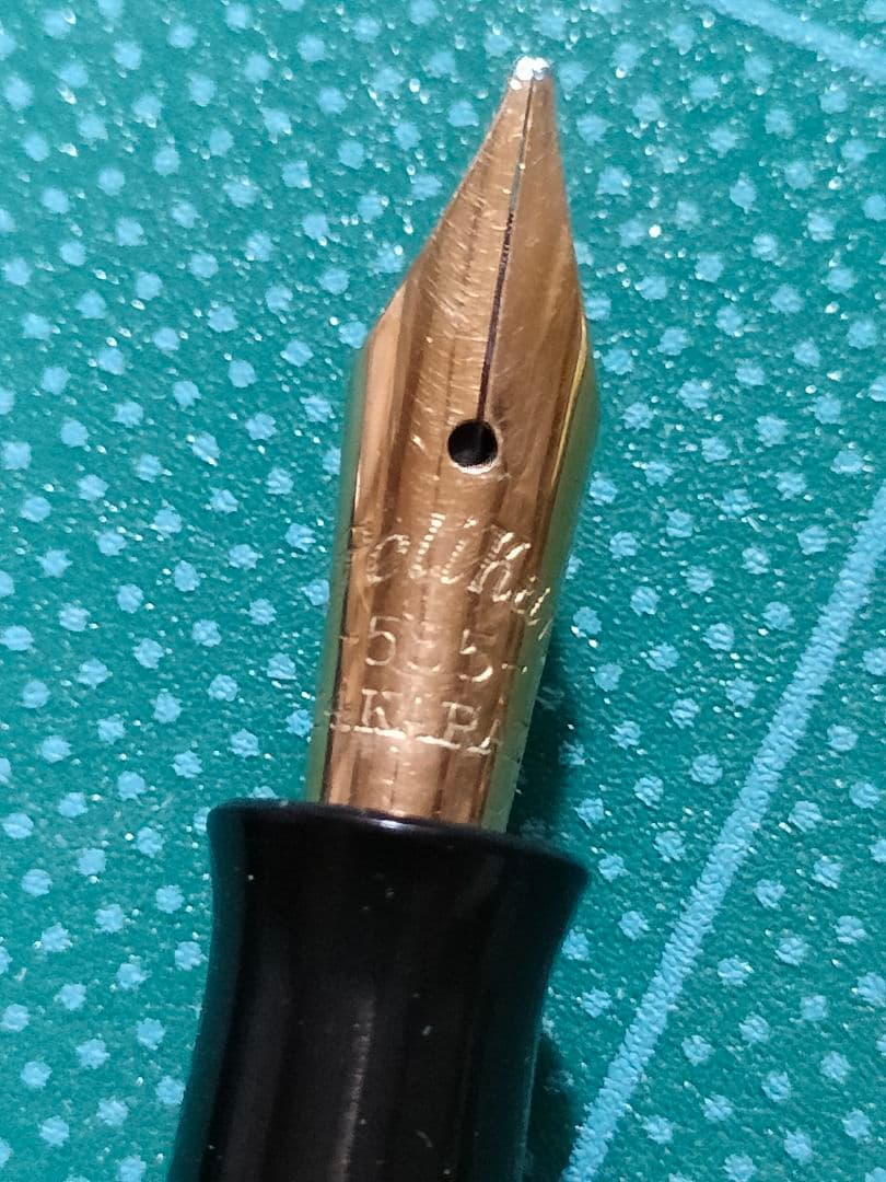ペリカン　100　PELIKAN　万年筆　グリーン　マーブル