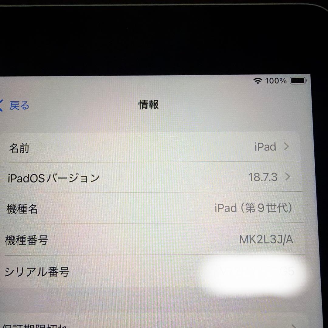 早い者勝ち⭐︎Apple iPad ⭐︎第9世代⭐︎シルバー ⭐︎64GB⭐︎