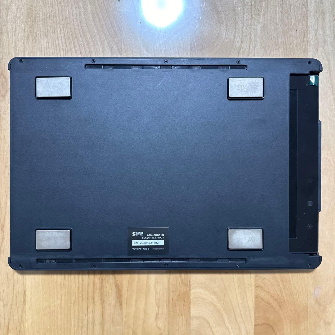 ノートPC一体型モバイルディスプレイ　400-LCD001N 12.5インチ