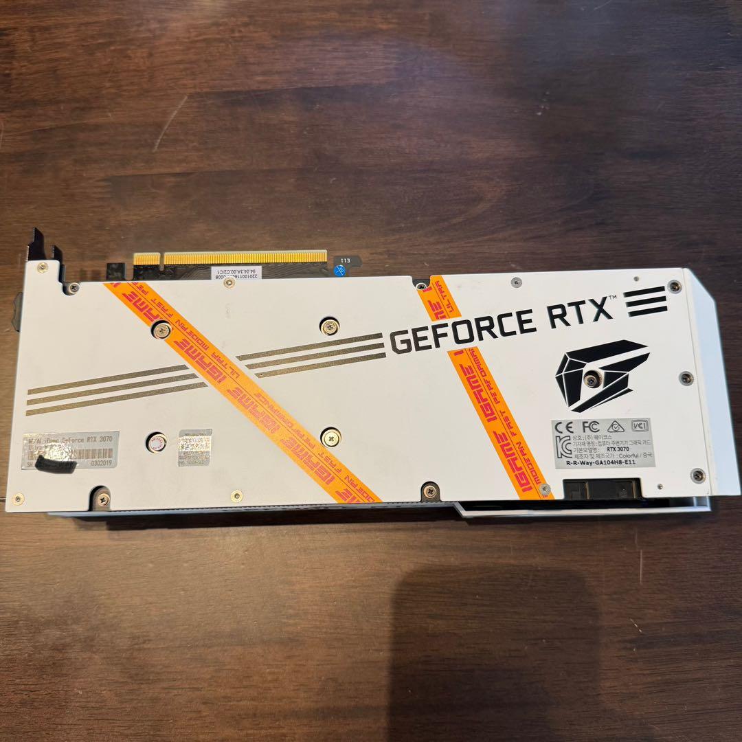 【動作確認済】iGame GeForce RTX 3070 Ultra W