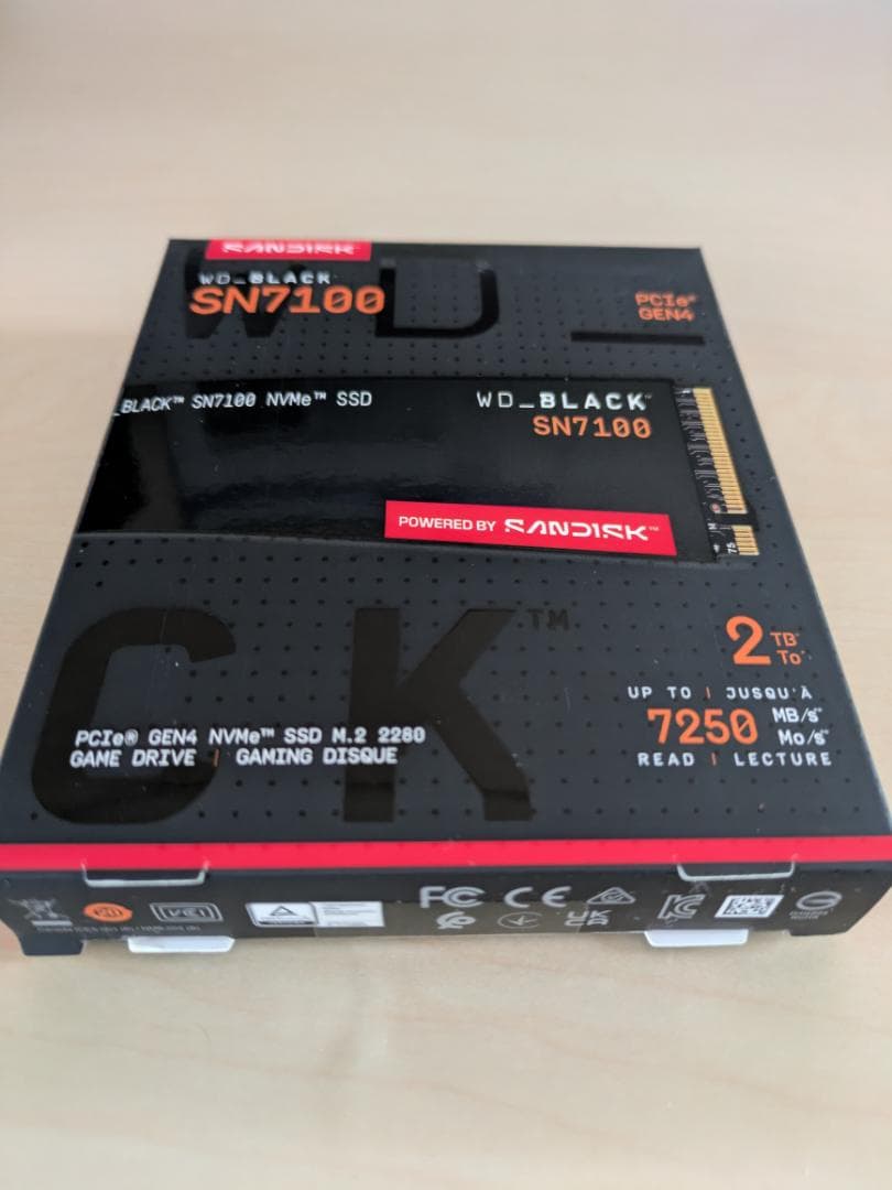 WD_BLACK SN7100 ２TB NVMe SSD