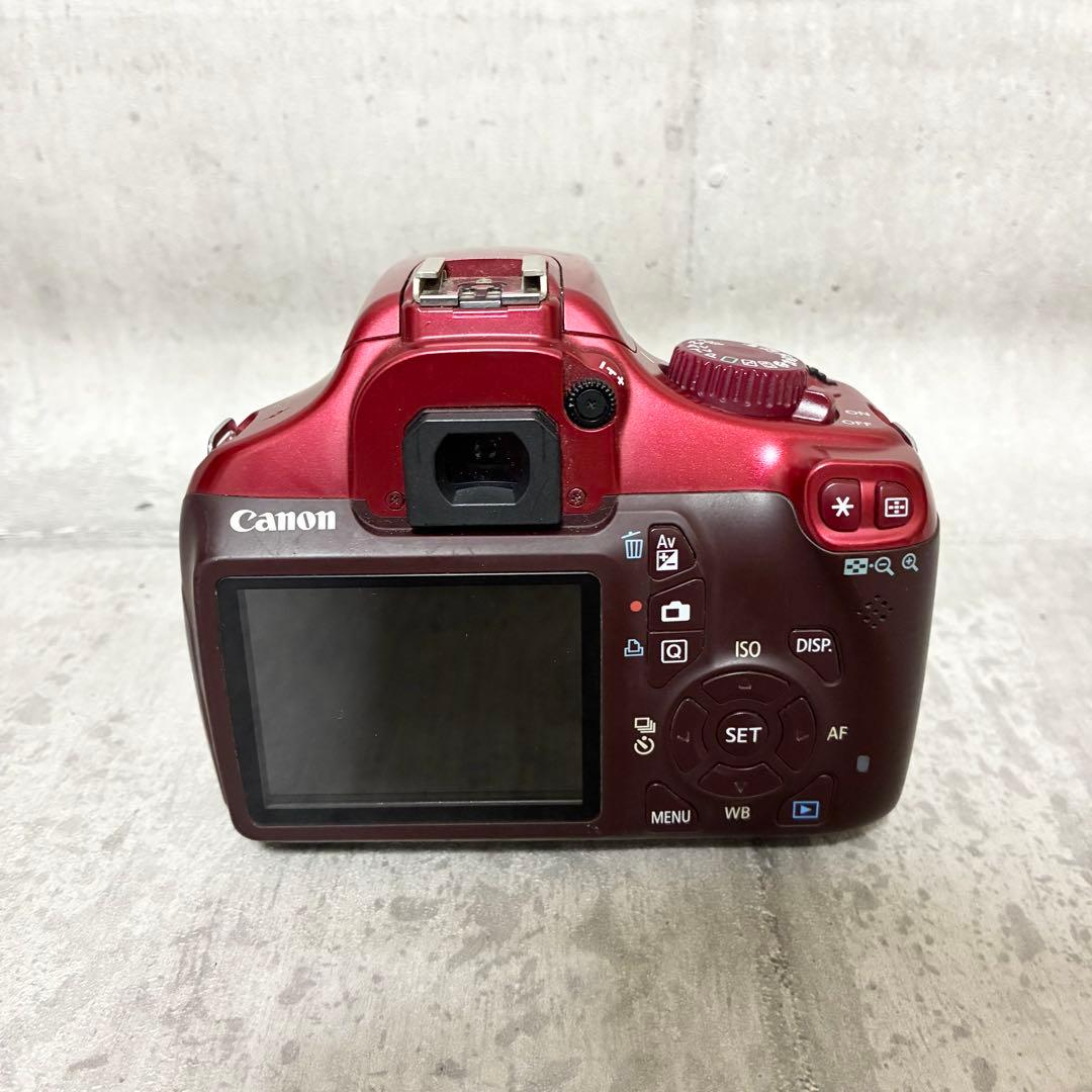 Canon Kiss X50 レンズキット スマホ転送 一眼レフカメラ レッド