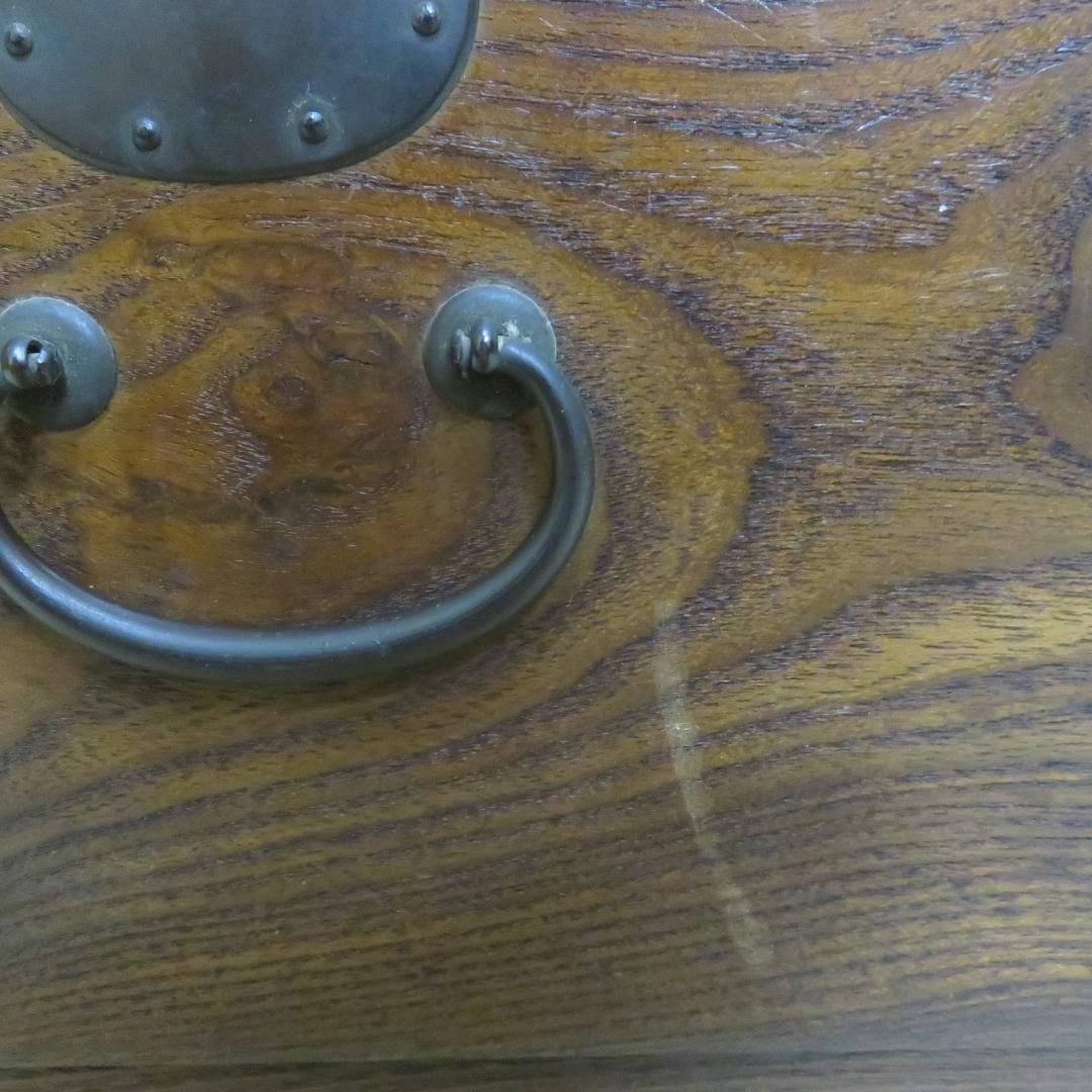 小箪笥 小引き出 無垢板 傷 レトロ 木製 本格的 鍵なし