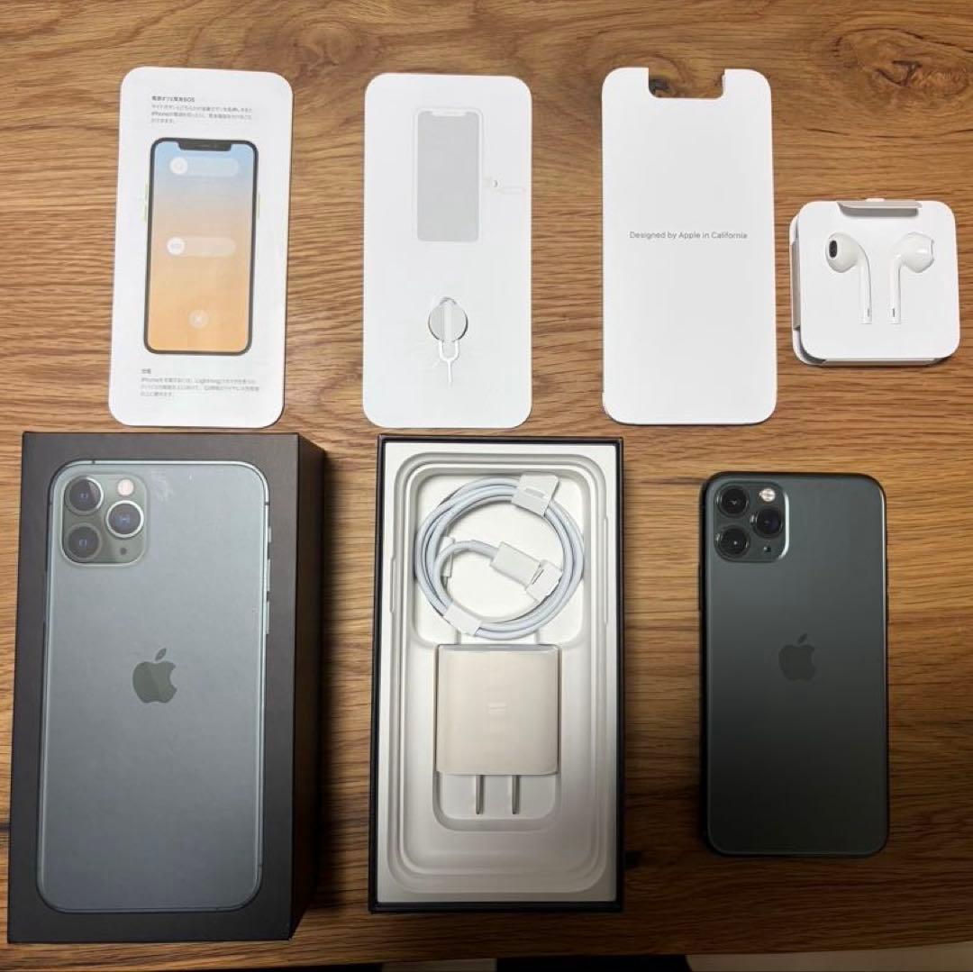 Apple iPhone 11 Pro 64GBミッドナイトグリーン