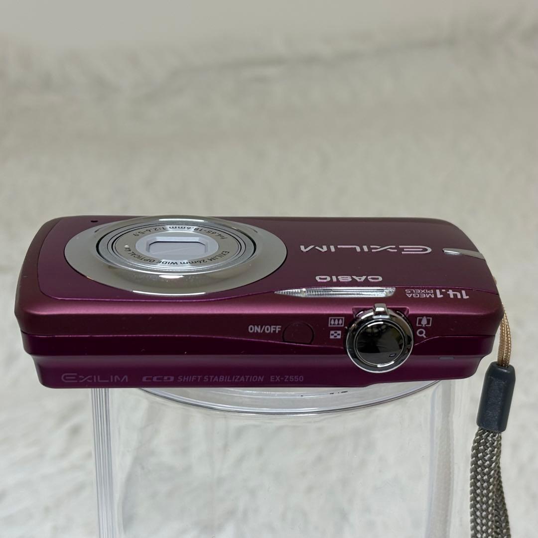 美品　CASIO カメラ　EX-Z550 SDカード8G コンデジ　動作品