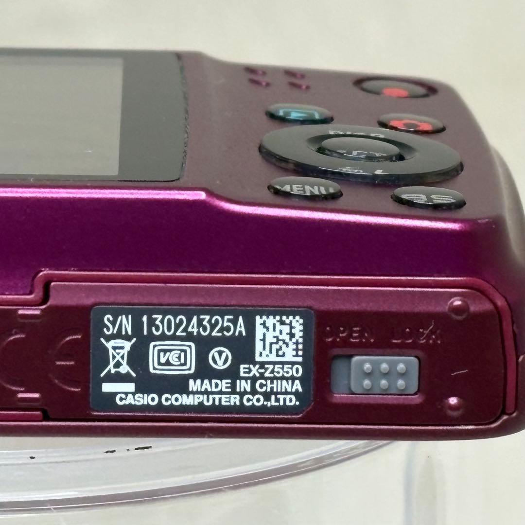 美品　CASIO カメラ　EX-Z550 SDカード8G コンデジ　動作品
