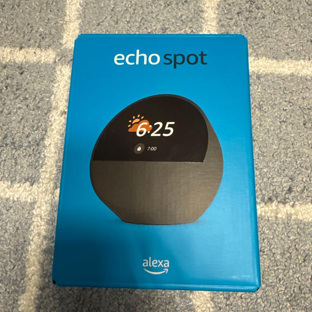 Amazon Echo Spot 美品　ブラック　状態良好　アレクサ　目覚まし