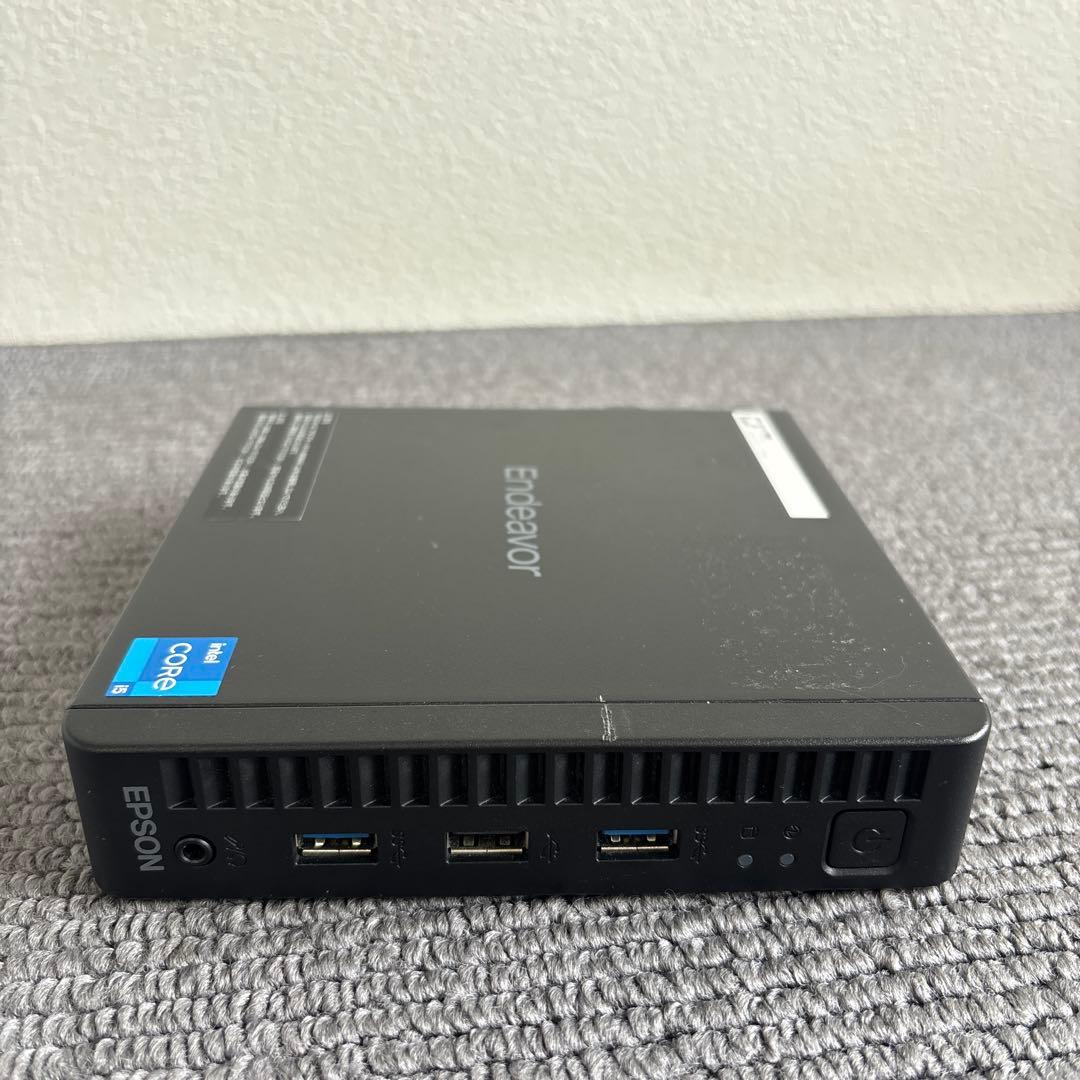 Endeavor ST50 小型PC i5-1135G7 メモリ8GB AC付き