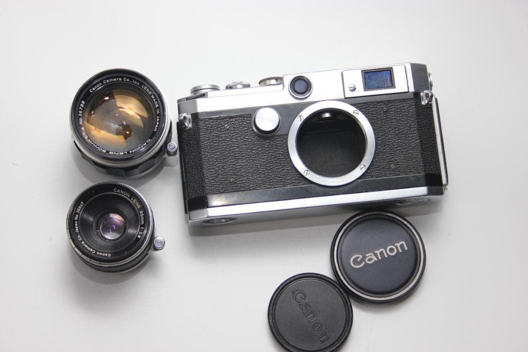 Canon L1、50mm f1.4、35mm f2.8のセット 良好 L39