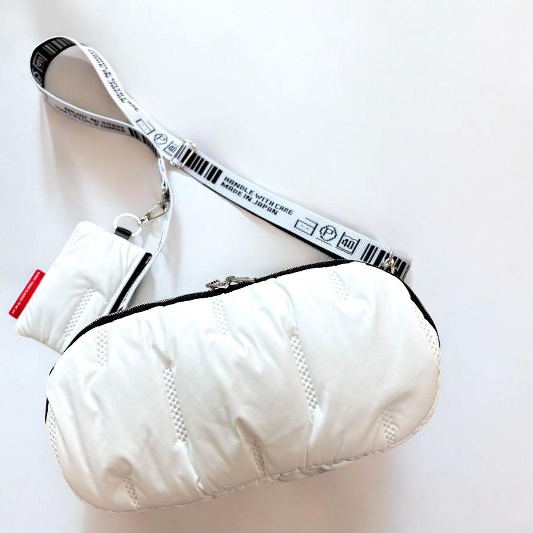 Wallet QUILTING shoulder ポーチ付き／White