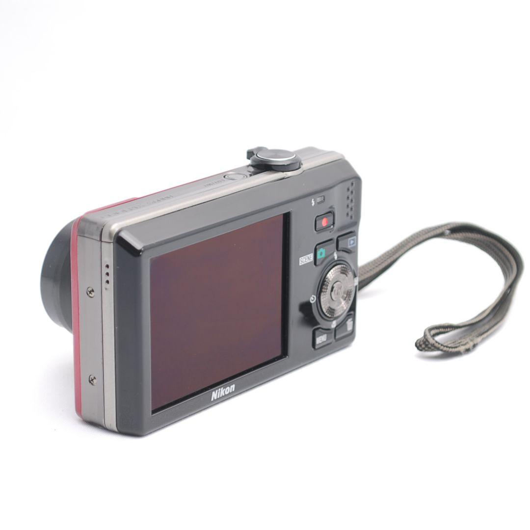 動作良好 実用品 Nikon COOLPIX S6000 レッド 7倍ズーム