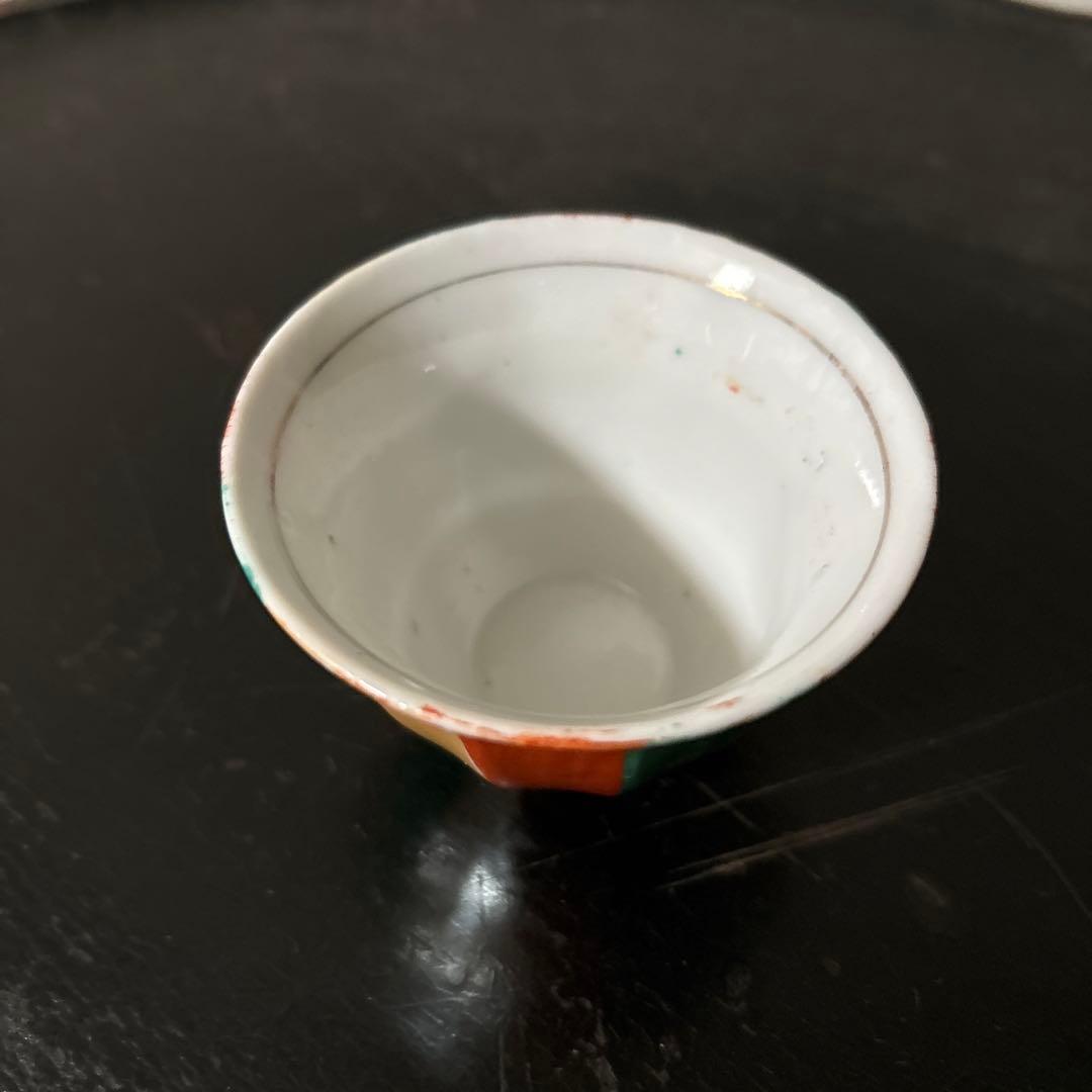モダンアンティーク湯呑　③ぐい呑み　酒器　大正ロマン　レトロ　検:白洲正子　李朝