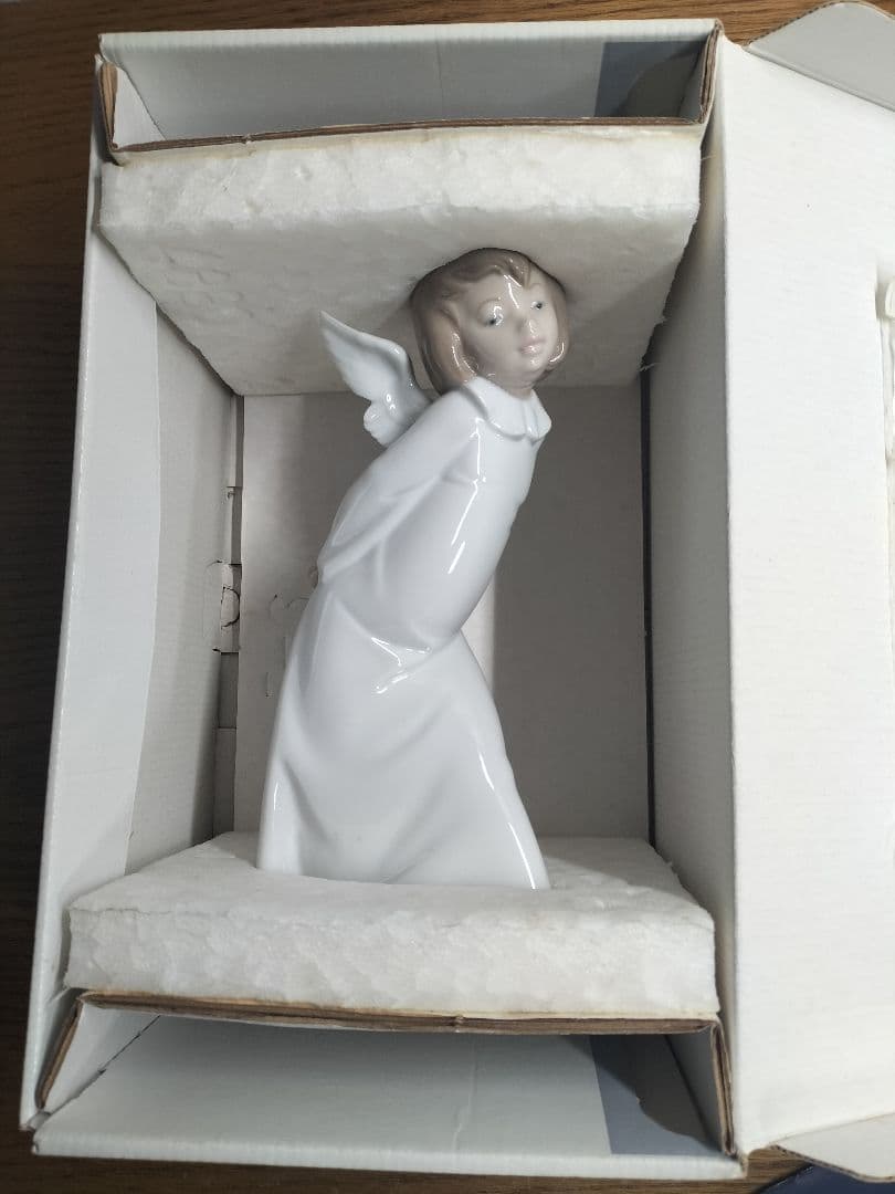 美品　LLADRO　リヤドロ　天使の考えごと　(わかってきたぞ)　最終値下げ