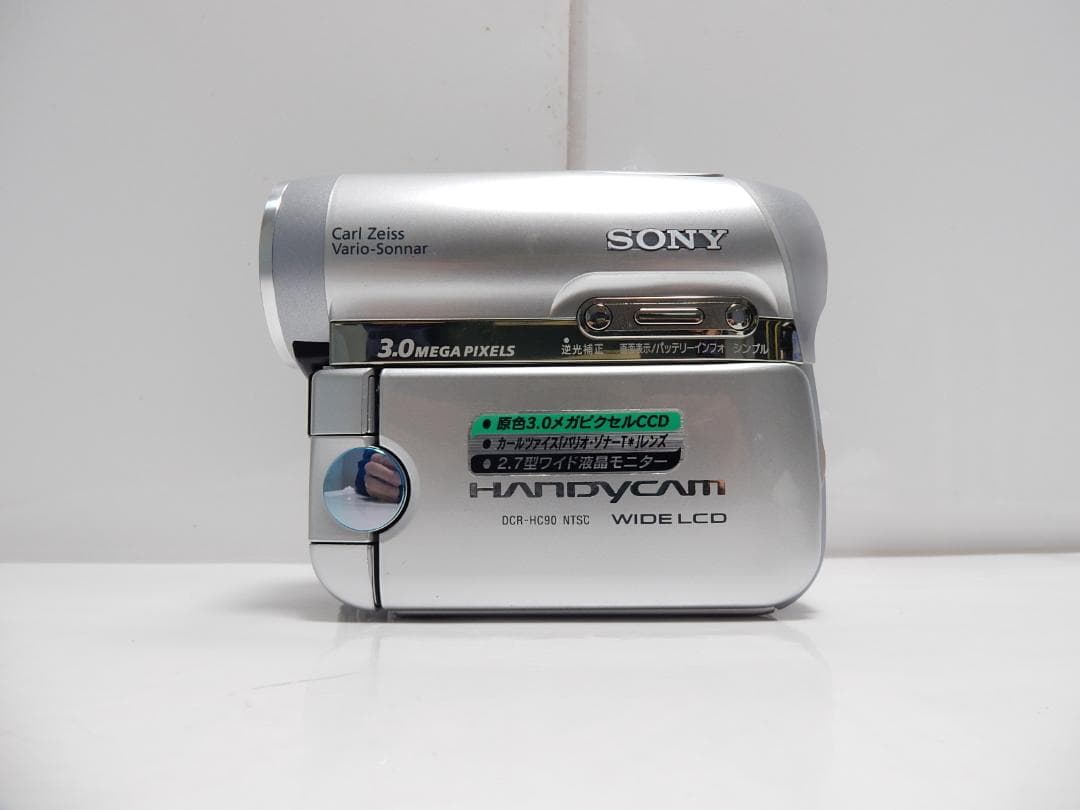 動作品　Mini DV　ソニー　デジタルビデオカメラ　SONY DCR-HC90