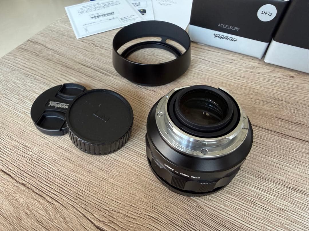 【美品】Nokton 50mm f1.2 VM Ⅱ & LH-15レンズフード
