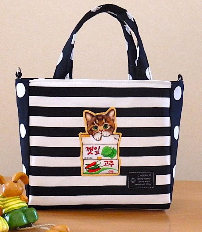 ハンドメイド　トートバッグ（FZ-48)