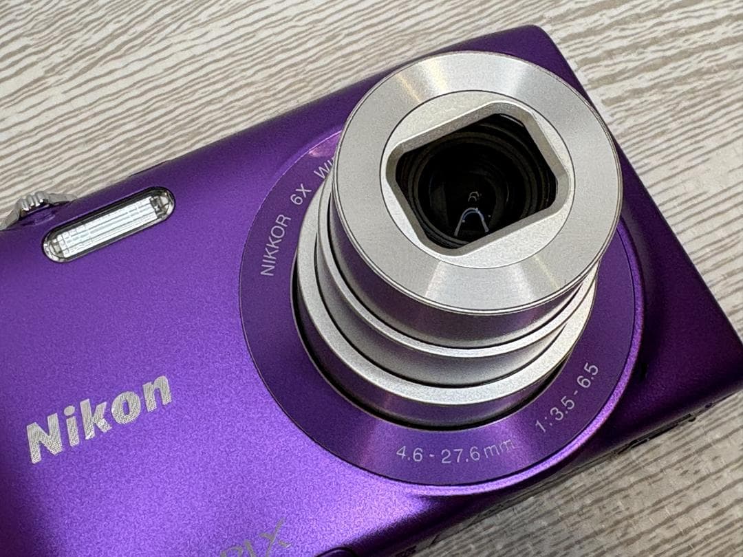 【美品・完動品】Nikon Coolpix S3300 パープル